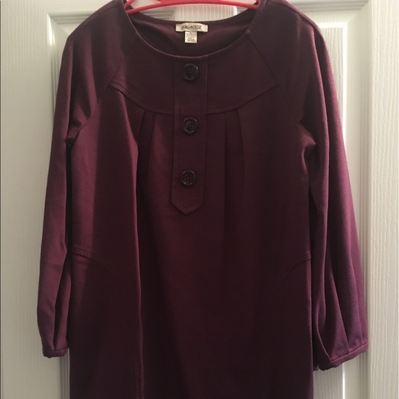 EUC Burgundy dress (w/pockets) - Picture 1 of 2